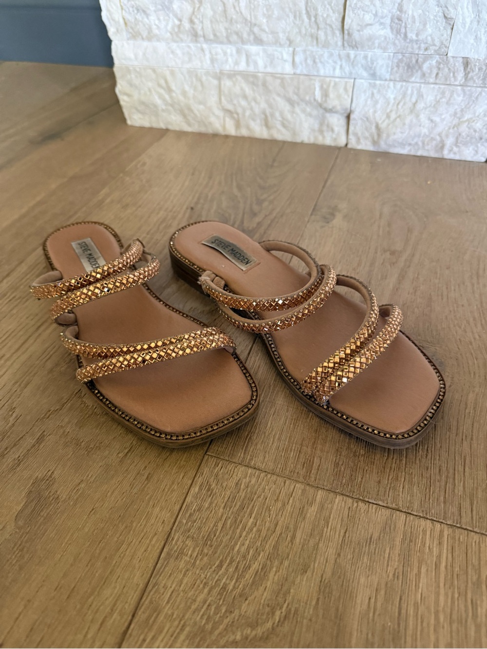 Steve Madden Starie Gold Sandal